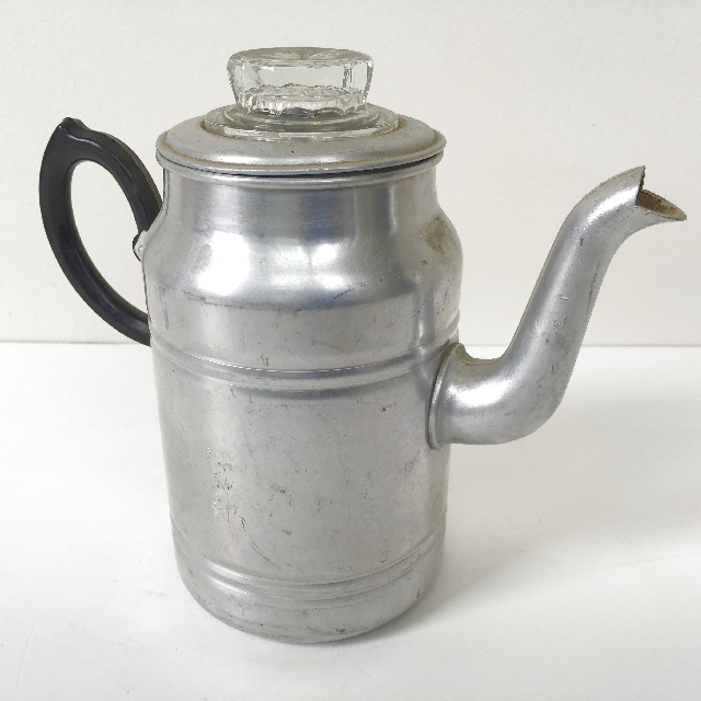 COFFEE POT, Aluminium Ribbed 